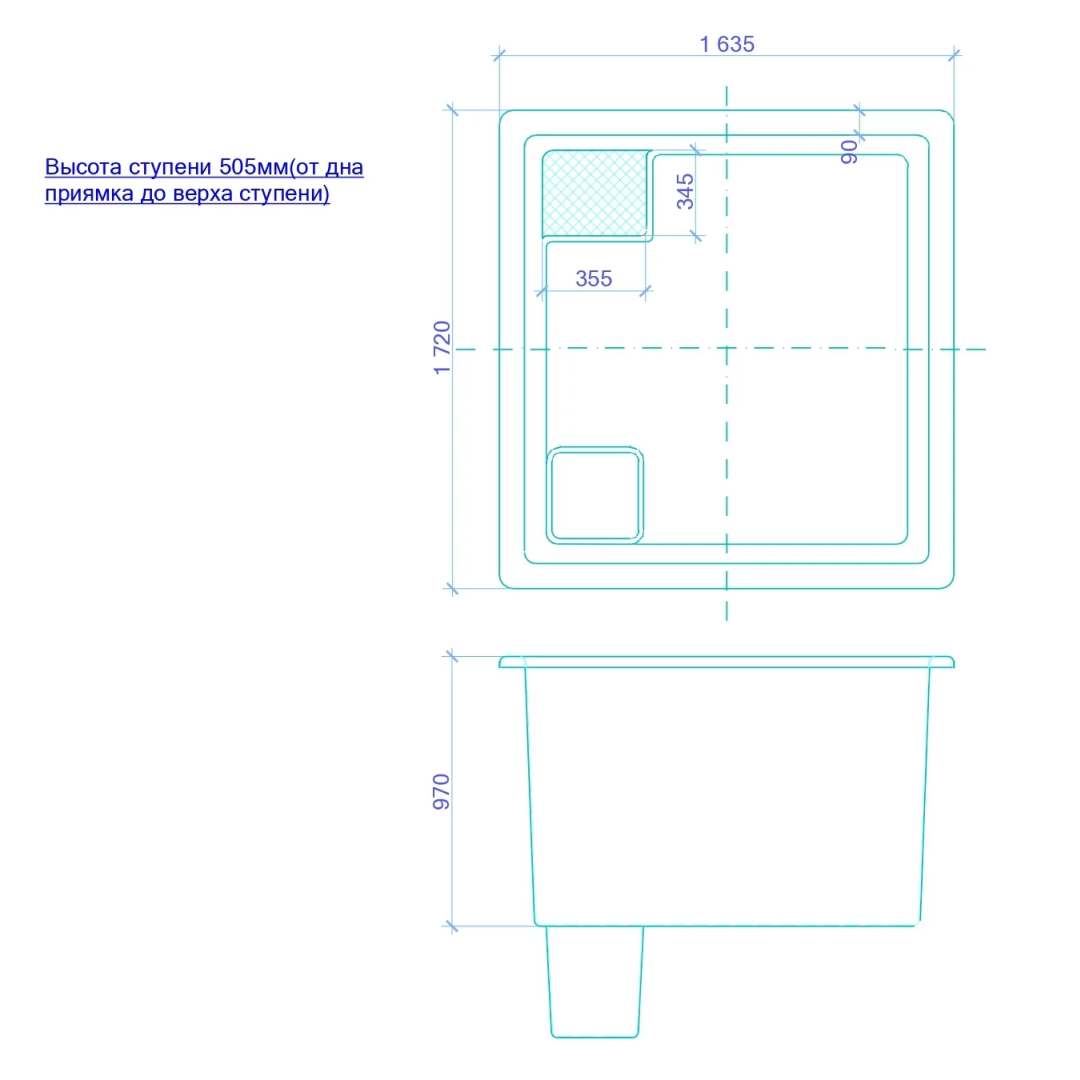Заглубляемый технический приямок Laguna Pools — фото 4