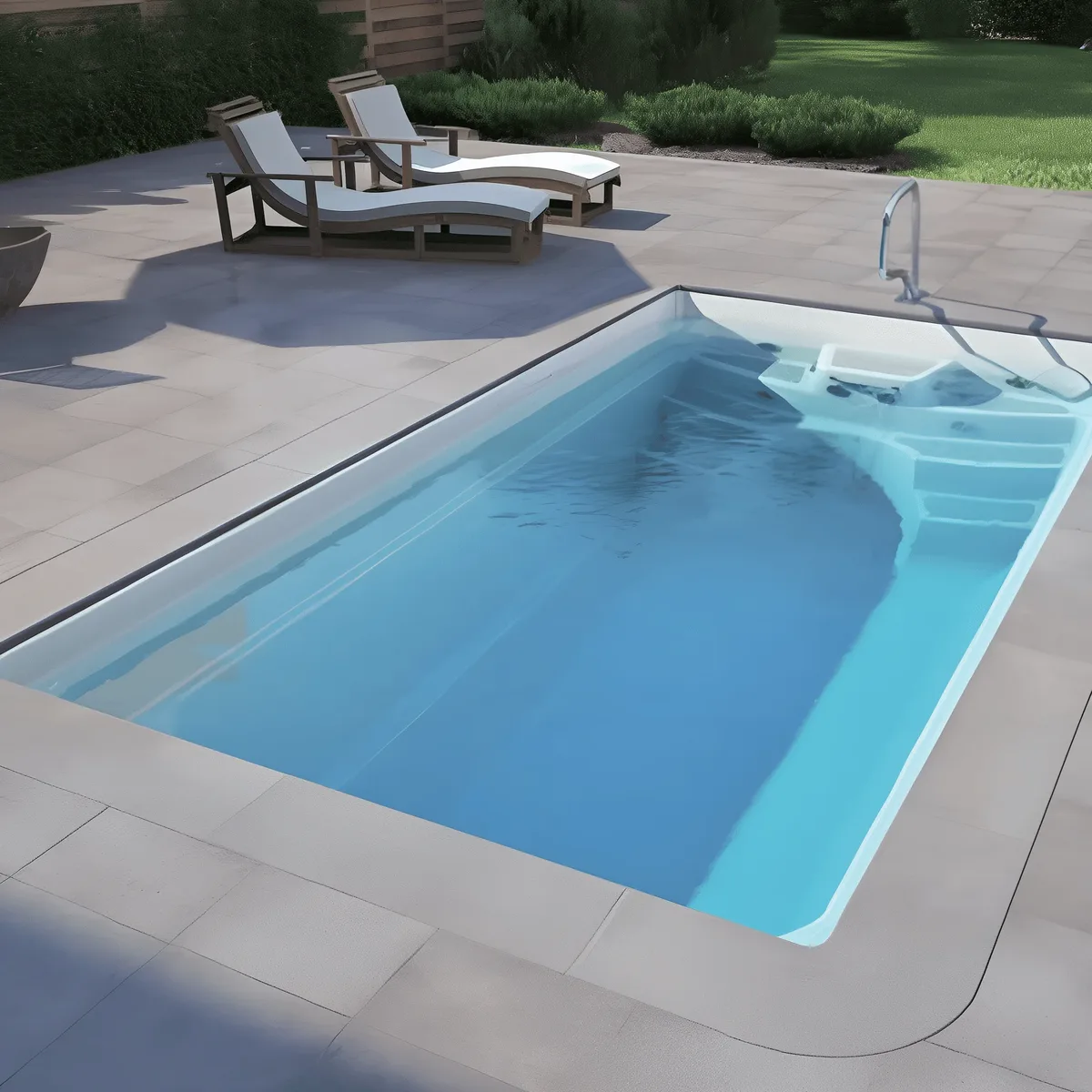 Композитный бассейн Laguna 5 — вид сверху в Благовещенске