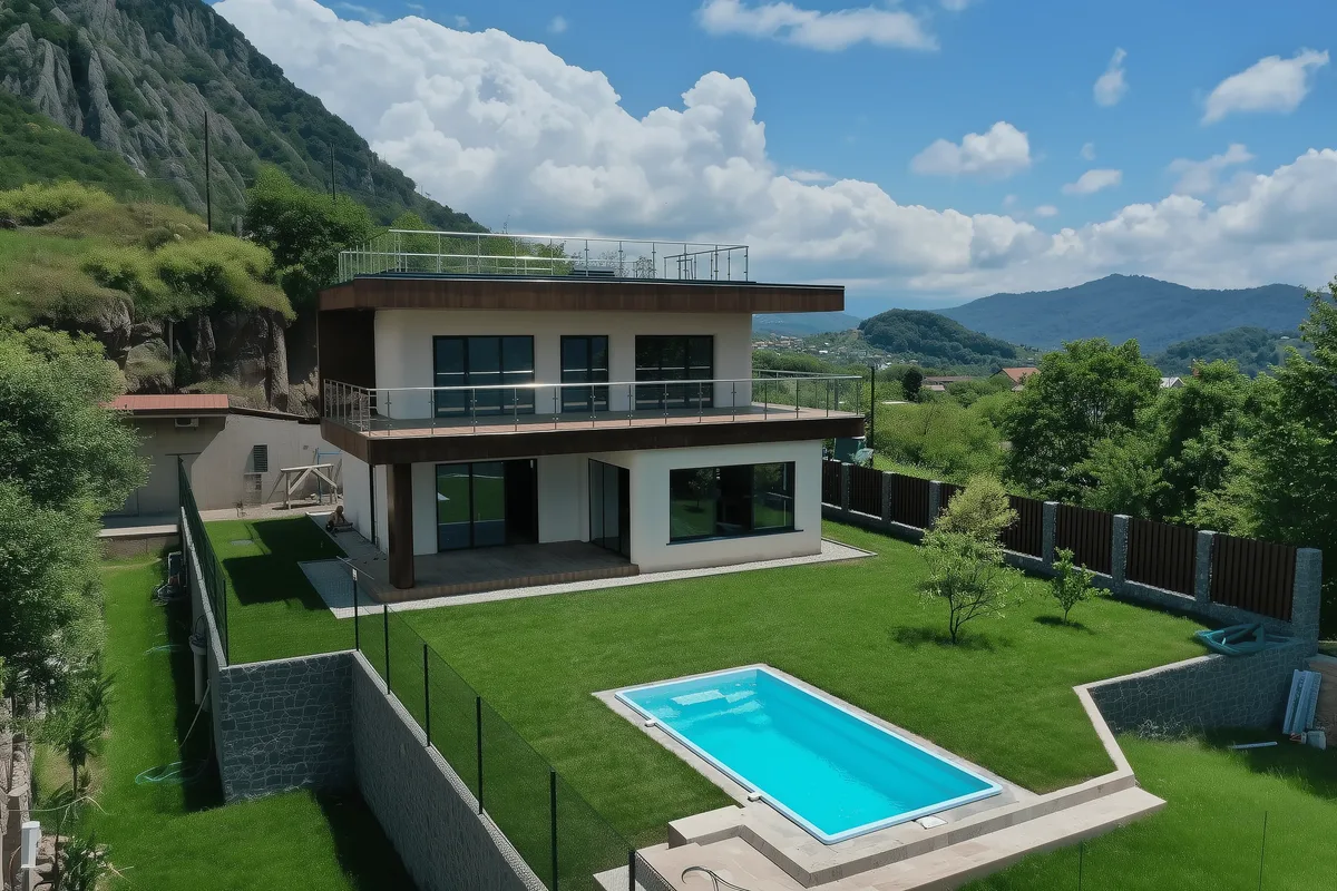 Композитный бассейн Laguna 6 — визуализация в Благовещенске