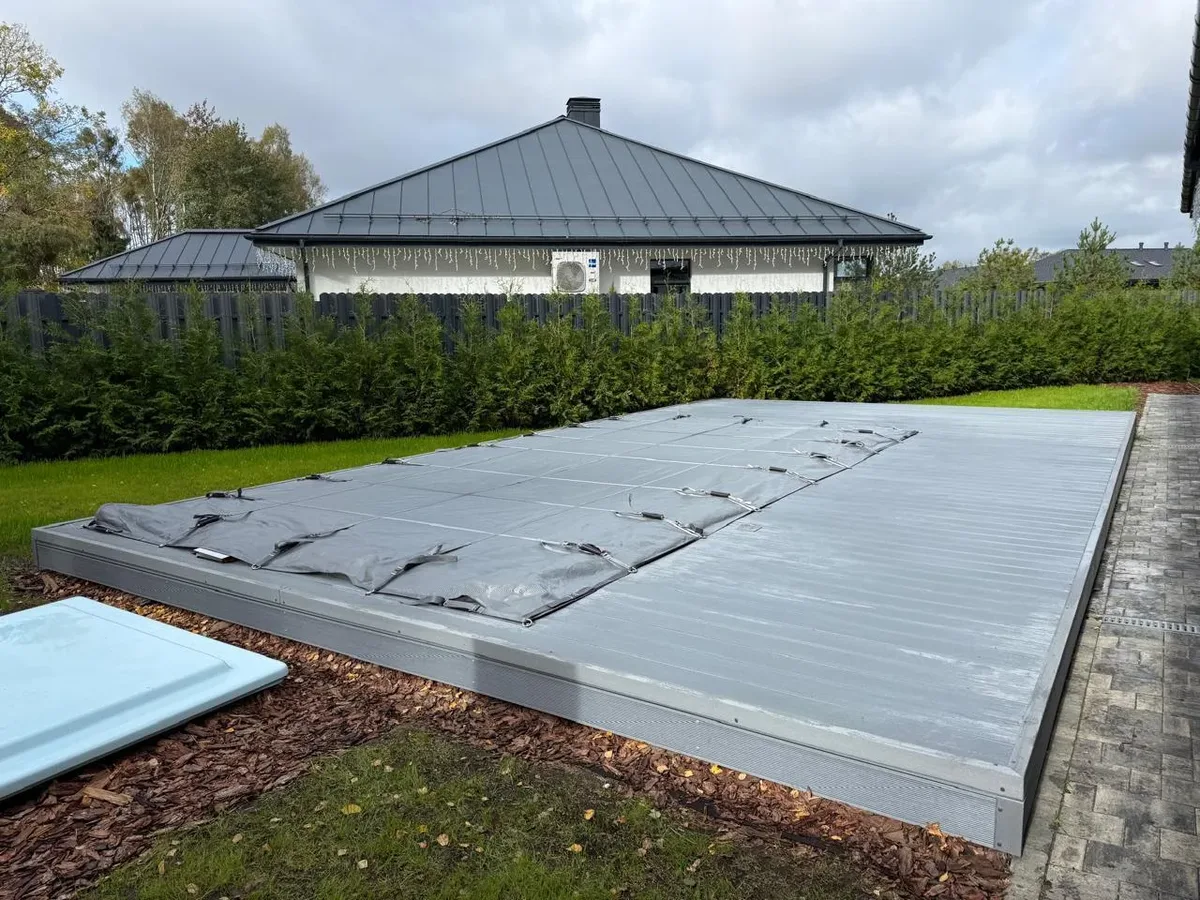 Покрывало Laguna Cover Mesh — установка в Благовещенске