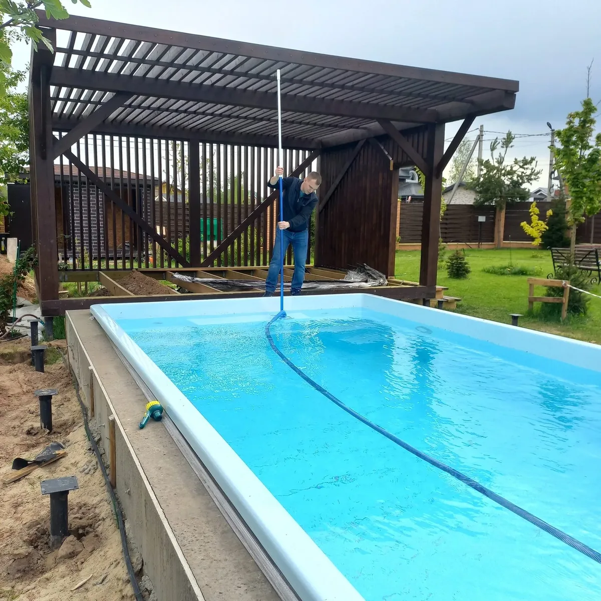 Копинговый бордюрный камень для бассейна Laguna в Благовещенске