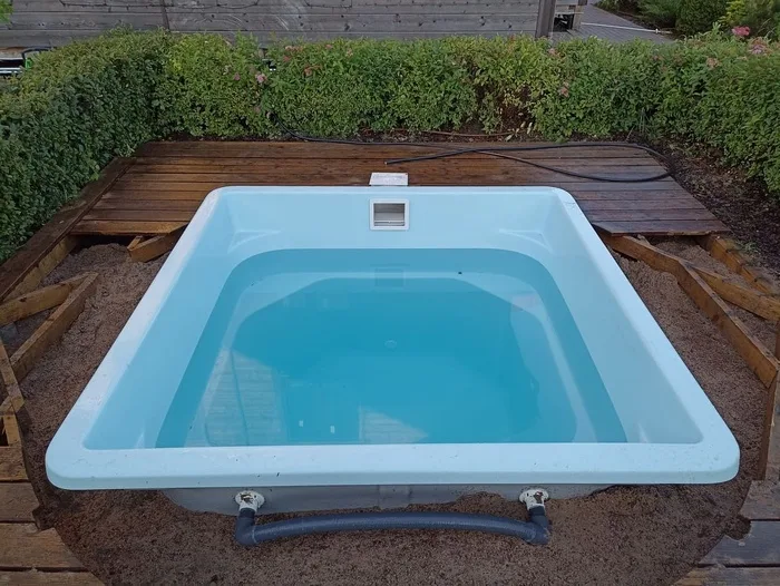 Композитная купель Laguna 2 — установка в Благовещенске