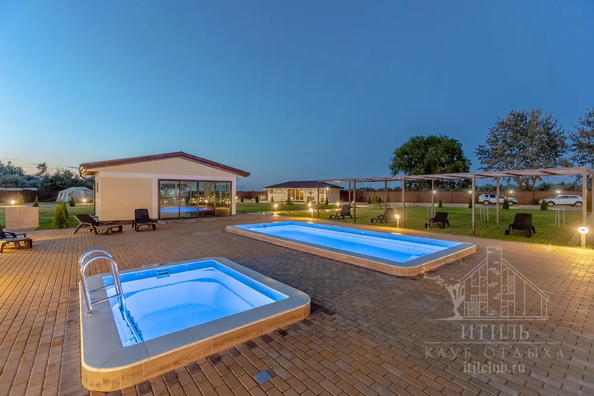 Композитная купель Laguna 3 — установка в Благовещенске